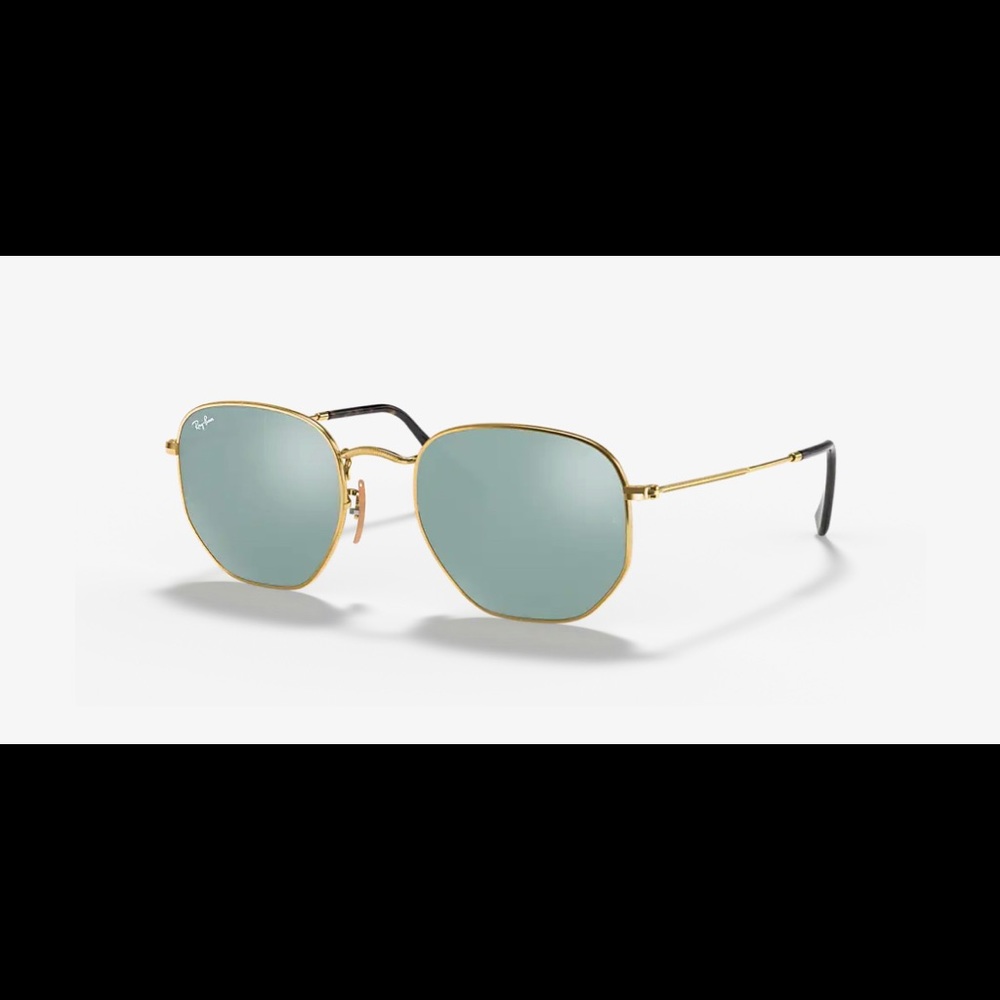 Ray Ban hexagonal in silver